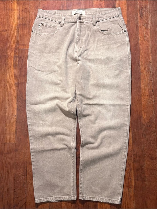 L.L. Bean Other - Vintage L.L. Bean Double L Outdoor Gorpcore Baggy Tan Khaki Denim Jeans 34x29